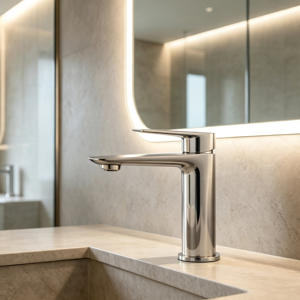 23301QT Single-Handle Bathroom Faucet – Polished Chrome