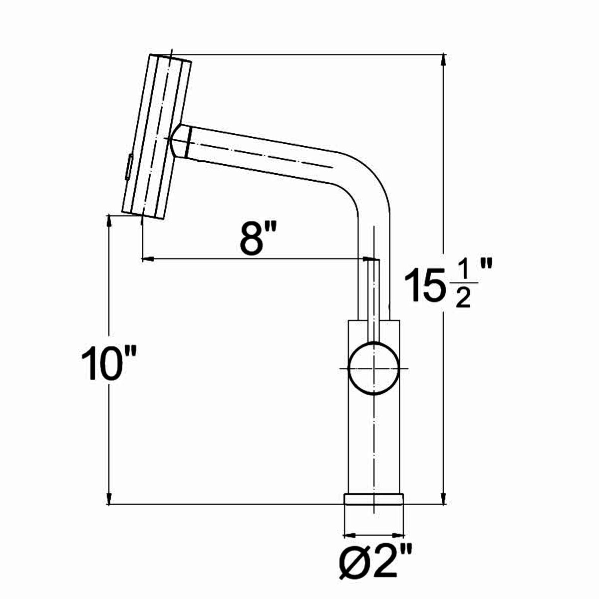 11008Q 3-Mode Pull-Down Kitchen Faucet – Brushed Nickel