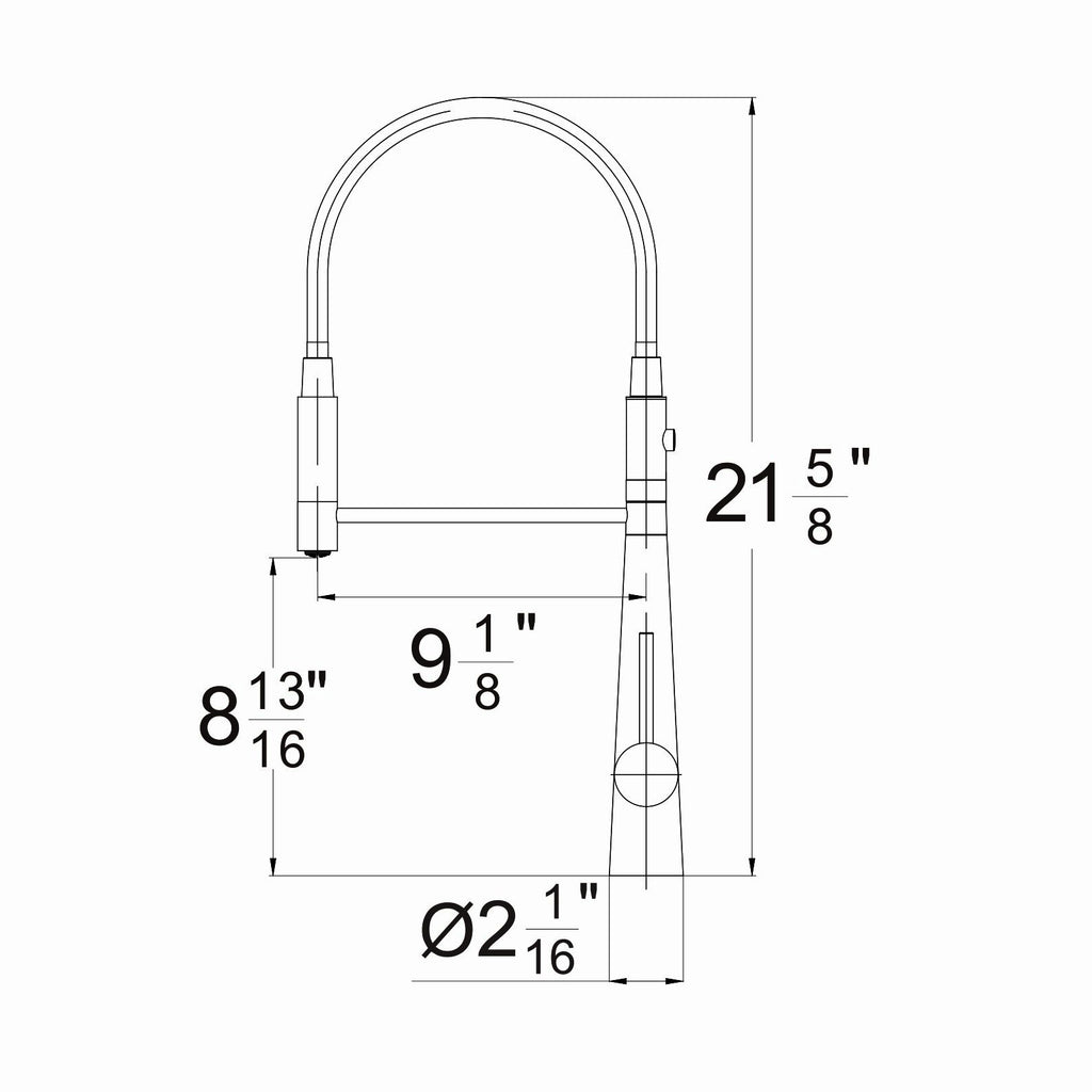 15598QT Magnetic Pull-Down Kitchen Faucet – Brushed Nickel