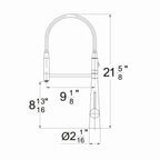 15598QT Magnetic Pull-Down Kitchen Faucet – Brushed Nickel