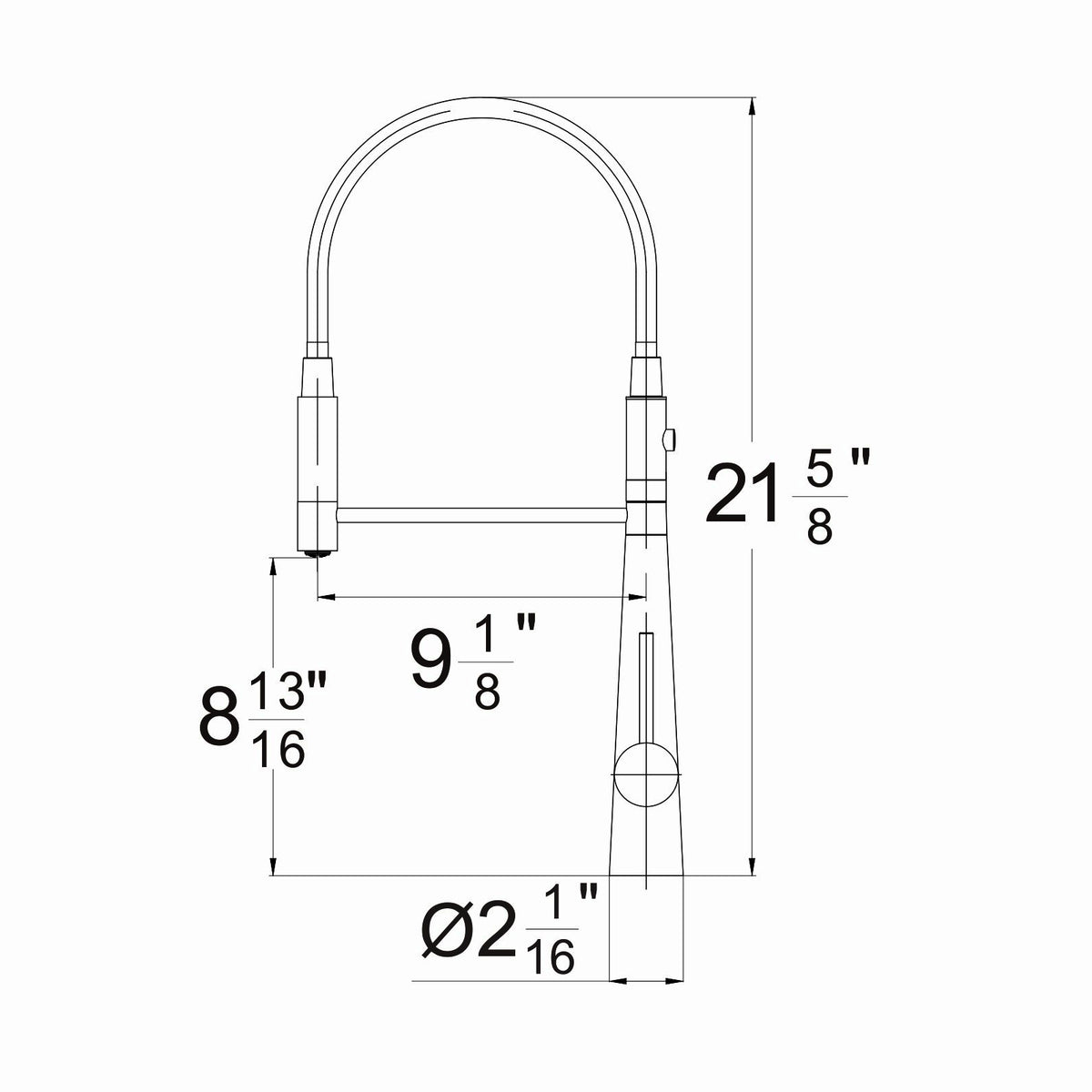 15598QT Magnetic Pull-Down Kitchen Faucet – Brushed Nickel